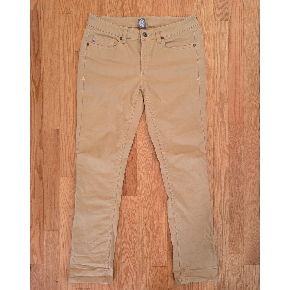 Stio Rivet Canvas Pants Womens 8 Khaki 31x29 Workwear Hiking Chino 1335 Stretch